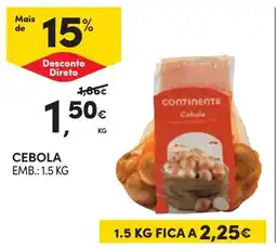 Continente Cebola continente promoção