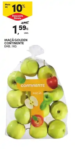 Continente Maçã golden continente promoção