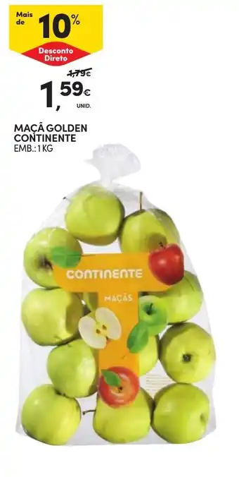 Continente Maçã golden continente promoção