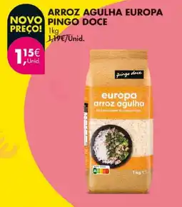 Pingo Doce arroz agulha europa promoção