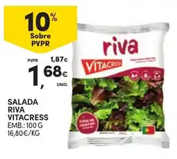 Continente Salada riva vitacress promoção