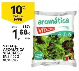 Continente Salada aromática vitacress promoção