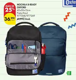 Pingo Doce Mochila b-ready oxford promoção