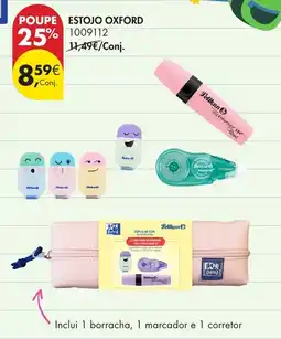 Pingo Doce estojo oxford promoção