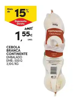 Continente cebola branca continente promoção