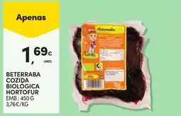 Continente beterraba cozida biológica promoção