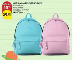 Pingo Doce Mochila campus moonflower promoção
