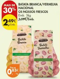 Pingo Doce Os nossos frescos batata branca/vermelha promoção