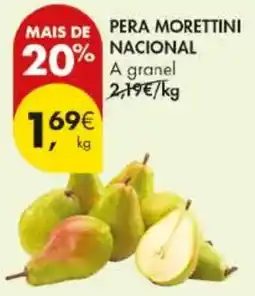 Pingo Doce Pera morettini nacional promoção