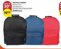 Pingo Doce Mochila ambar promoção