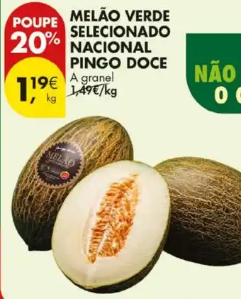 Pingo Doce melão verde selecionado pingo doce promoção