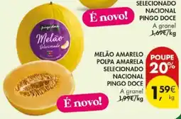 Pingo Doce melão amarelo selecionado nacional pingo doce promoção