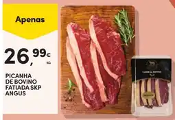 Continente picanha de bovino fatiada skp angus promoção