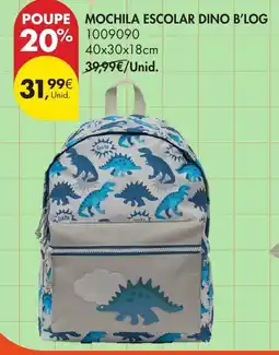 Pingo Doce Mochila escolar dino b'log promoção