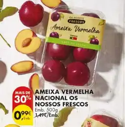 Pingo Doce Ameixa vermelha nacional os nossos frescos promoção