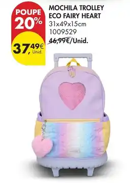 Pingo Doce Mochila trolley eco fairy heart promoção