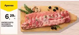 Continente Entrecosto de porco continente promoção