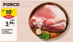 Continente Pá de porco c/ osso continente promoção