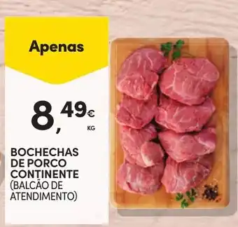 Continente Bochechas de porco continente promoção