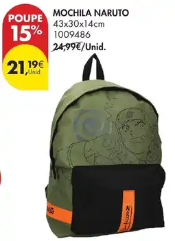 Pingo Doce Mochila naruto promoção