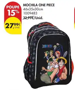 Pingo Doce Mochila one piece promoção