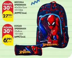 Pingo Doce Mochila spiderman promoção