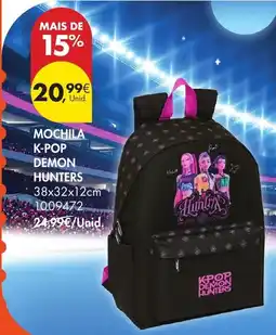Pingo Doce Mochila k-pop demon hunters promoção