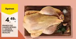 Continente Frango do campo inteiro c/ miúdos continente seleção promoção