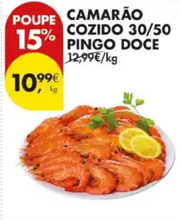 Pingo Doce Camarão cozido pingo doce promoção