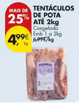 Pingo Doce tentáculos de pota peixaria promoção