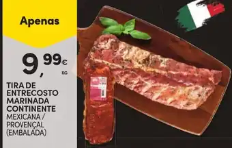 Continente Tira de entrecosto marinada continente mexicana / provençal (embalada) promoção