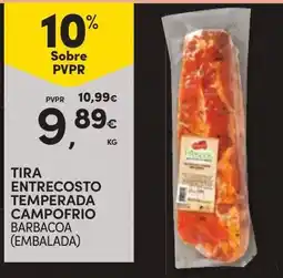 Continente Tira entrecosto temperada campo frio barbacoa (embalada) promoção