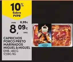 Continente Caprichos porco preto marinados migueL & migueL promoção