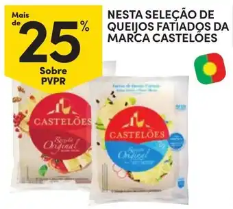 Continente queijos fatiados da marca castelões promoção