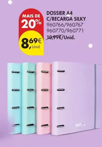 Dossier a4 c/recarga silky