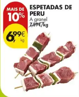 Pingo Doce espetadas de peru promoção