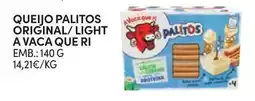 Continente Queijo palitos original/light a vaca que ri promoção