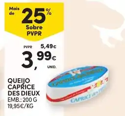 Continente Queijo caprice des dieux promoção
