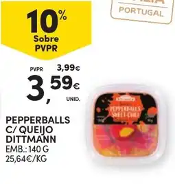 Continente Pepperballs c/ queijo dittmann promoção