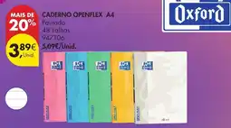 Pingo Doce caderno openflex a4 promoção