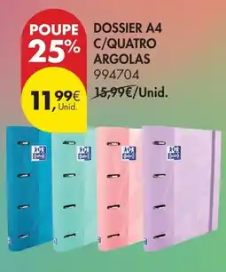 Pingo Doce Dossier a4 c/quatro argolas promoção