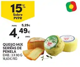 Continente Queijo Mix Serras de Penela promoção