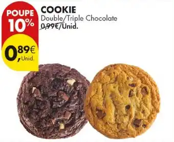 Pingo Doce Cookie double/triple chocolate promoção