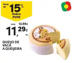 Continente queijo de vaca a queijeira promoção