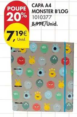 Pingo Doce Capa a4 monster b'log promoção