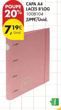 Pingo Doce Capa a4 laces b'log promoção