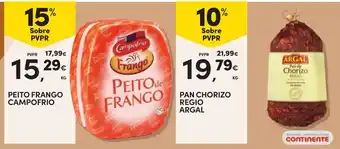 Continente Peito frango campo frio promoção