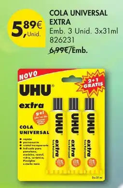 Pingo Doce Uhu extra cola universal promoção