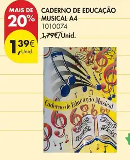 Pingo Doce Caderno de Educação Musical promoção