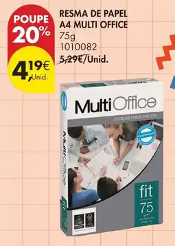 Pingo Doce Resma de papel multi office promoção